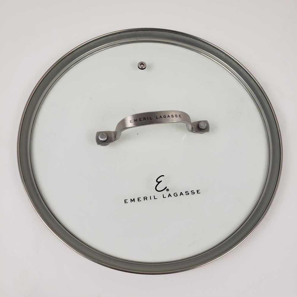 Emeril Lagasse 10.5 Inch Tempered Glass Replacement Lid Stainless Steel Handle